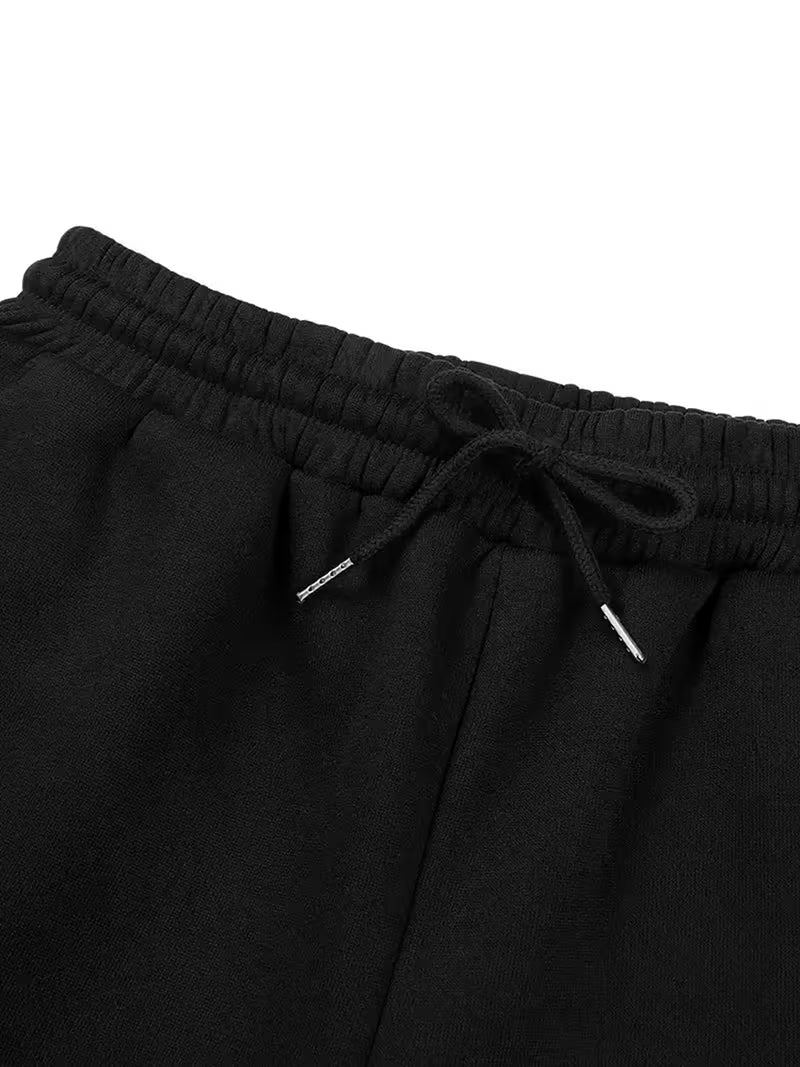 Pack Of 3 Women’s Dragon Print Wide-Leg Jogger Pants – Japanese-Inspired Casual Streetwear