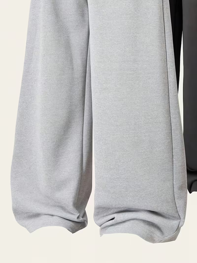 Women’s Oversized Wide-Leg Jogger Pants – Pack of 3 | New York, California & Los Angeles Print