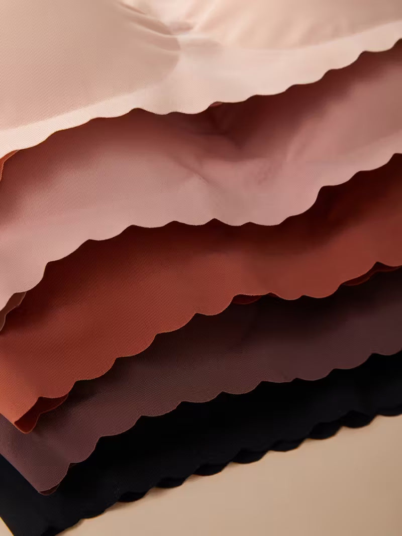 10-Piece Women's Seamless Scalloped Lingerie Set