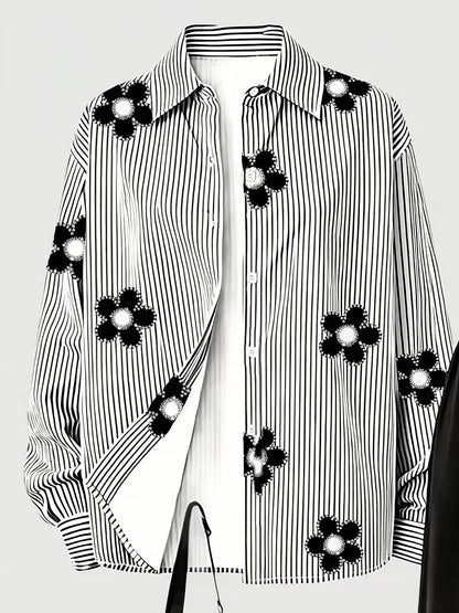 Urban Bloom Striped Layered Co-Ord Set
