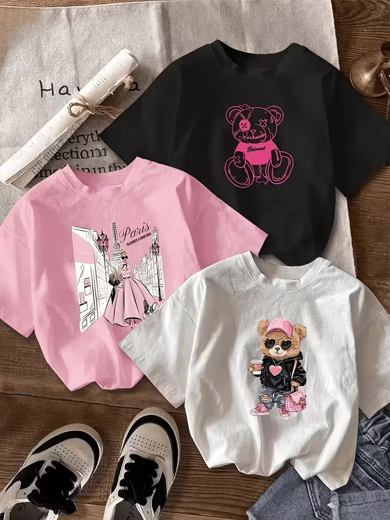 Women's Oversized Graphic Print T-Shirt | Cute Casual Printed Tee