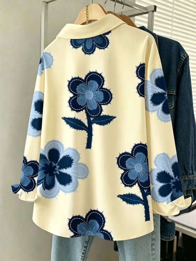 Women’s Pastel Yellow Utility Button-Down Shirt