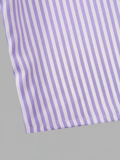 Lavender Stripe 3-Piece Co-Ord Set