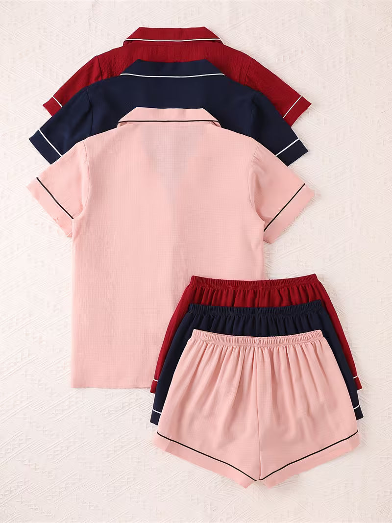 Women’s Premium Textured Pajama Set