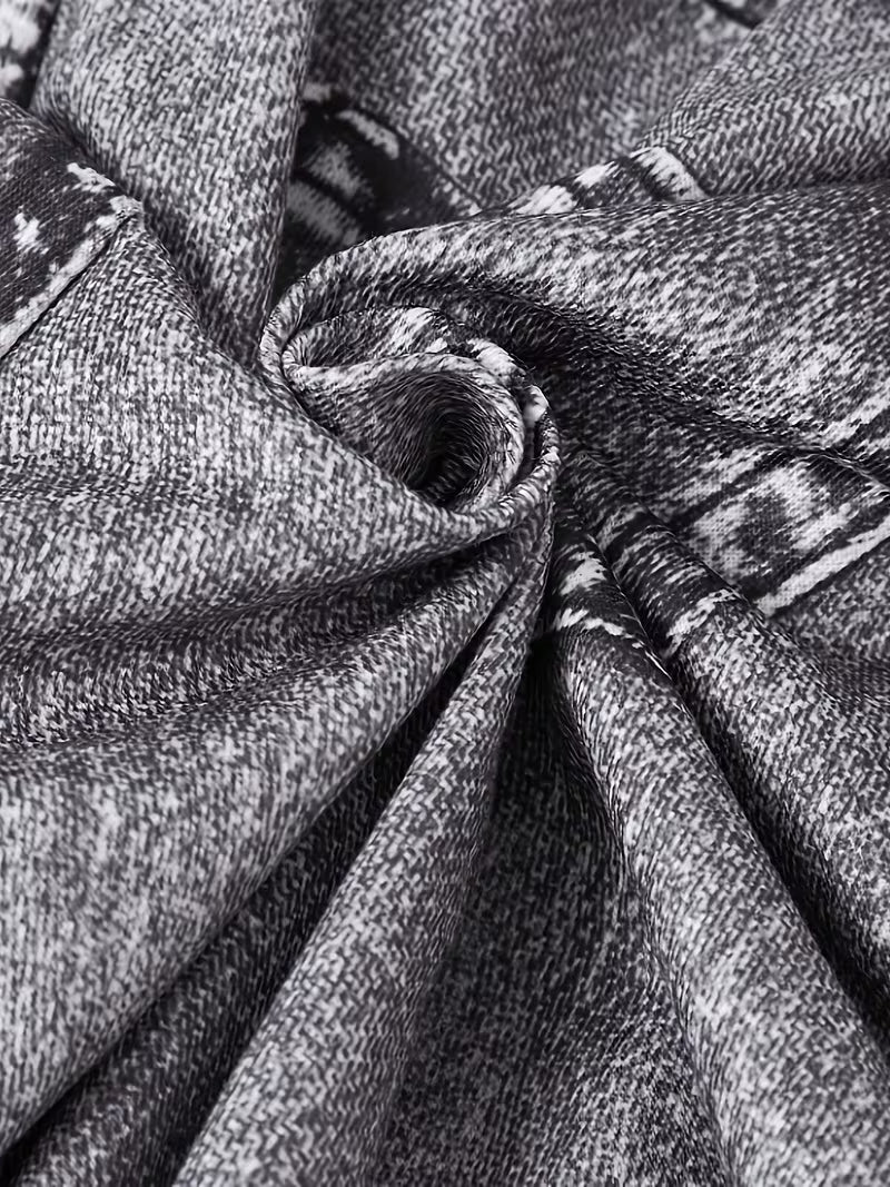 Women’s Charcoal Grey Cropped Hoodie & Star Cargo Jeans 3-Piece Co-Ord Set