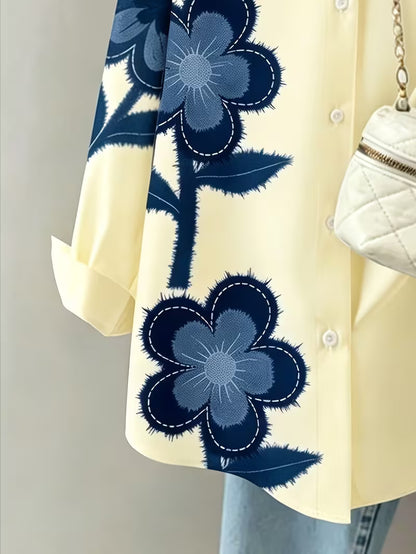 Women’s Pastel Yellow Utility Button-Down Shirt