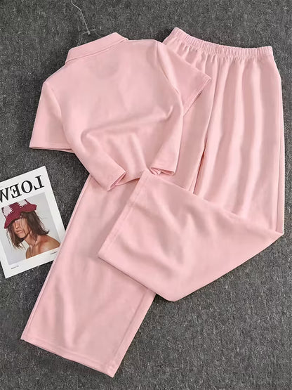 The Rosé Luxe Co-Ord Set