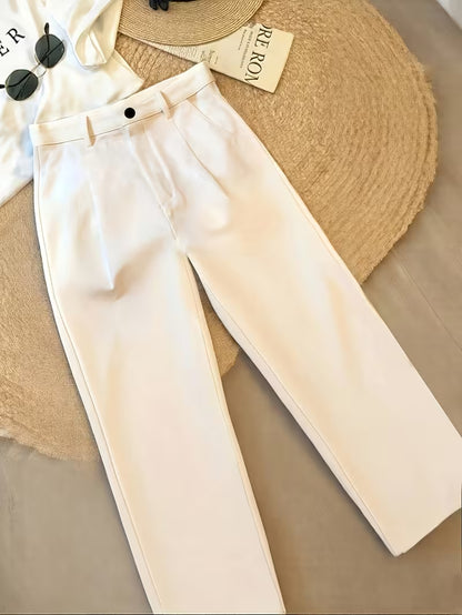 Women’s High-Waisted Wide-Leg Trousers Set Of 3