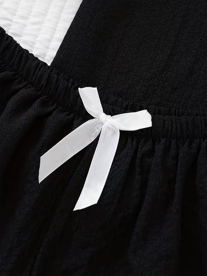 Women’s Set of 3 Solid Color Pajama Sets – Short Sleeve Button-Up Sleepwear